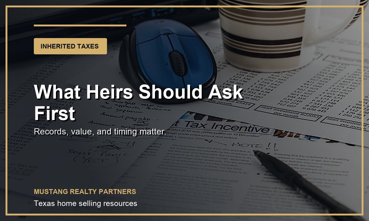 Inherited house tax questions for heirs